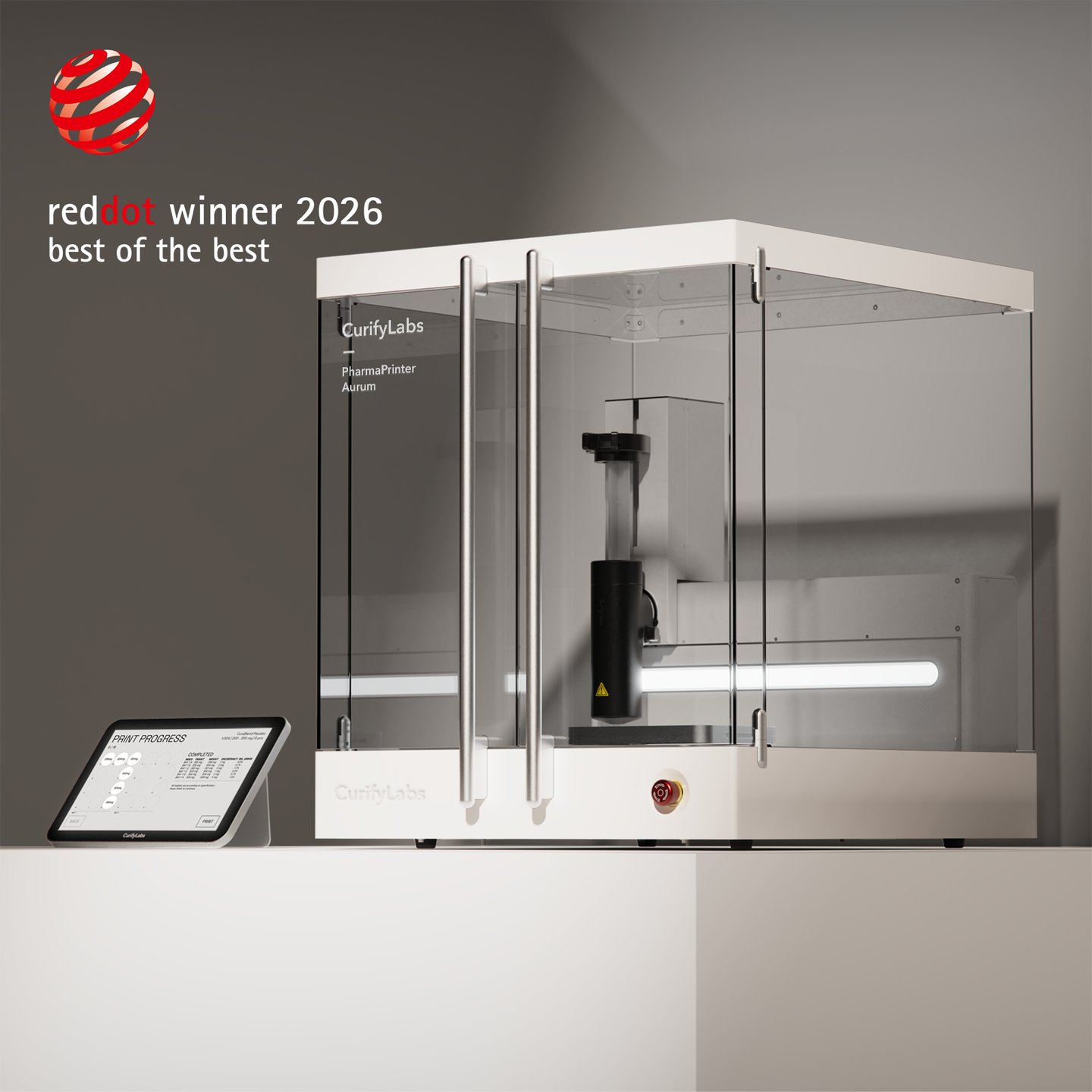 CurifyLabs Wins Red Dot: Best of the Best for PharmaPrinter Aurum