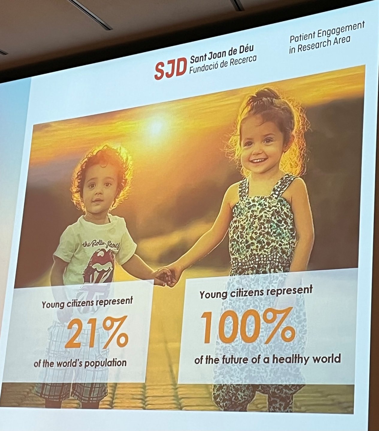 Young citizens represent 100 % of the future of a healthy world